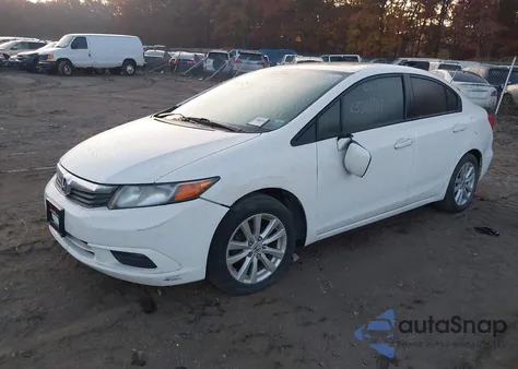2012 Honda Civic Ex из США, поврежденный, VIN 19XFB2F80CE340600